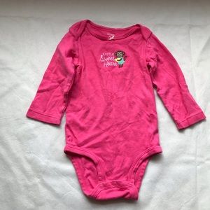5/$25 CARTER’S onesie monkey design long sleeved